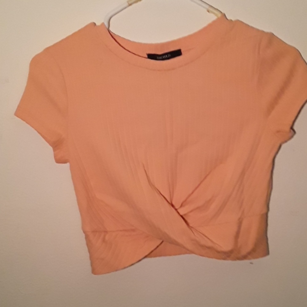 Forever 21 peach knit top